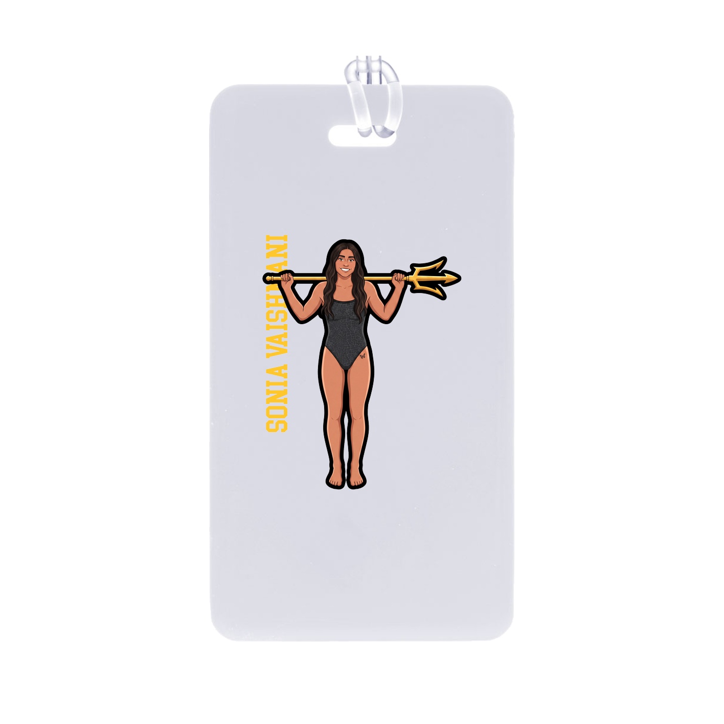 Bag Tag — Name Vertical in Classic