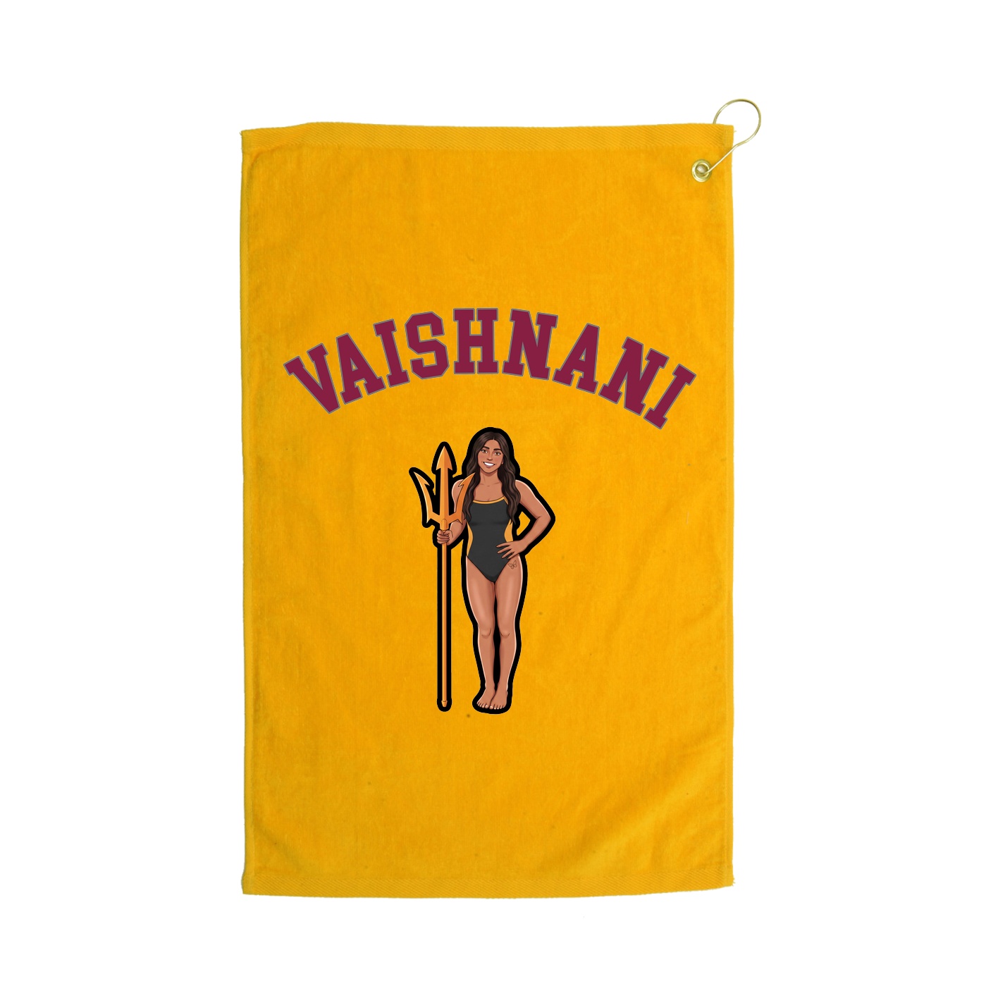 Golf Towel — Shirsey Arch in Gold