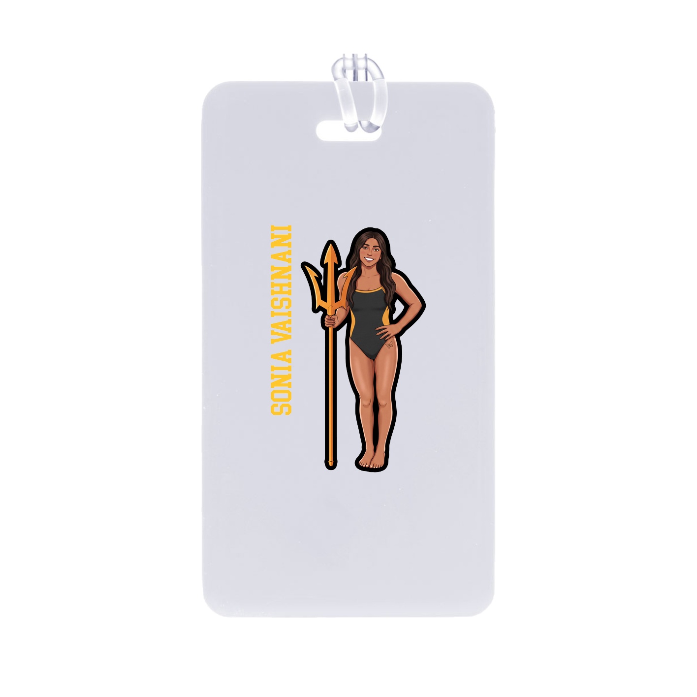 Bag Tag — Name Vertical in Classic