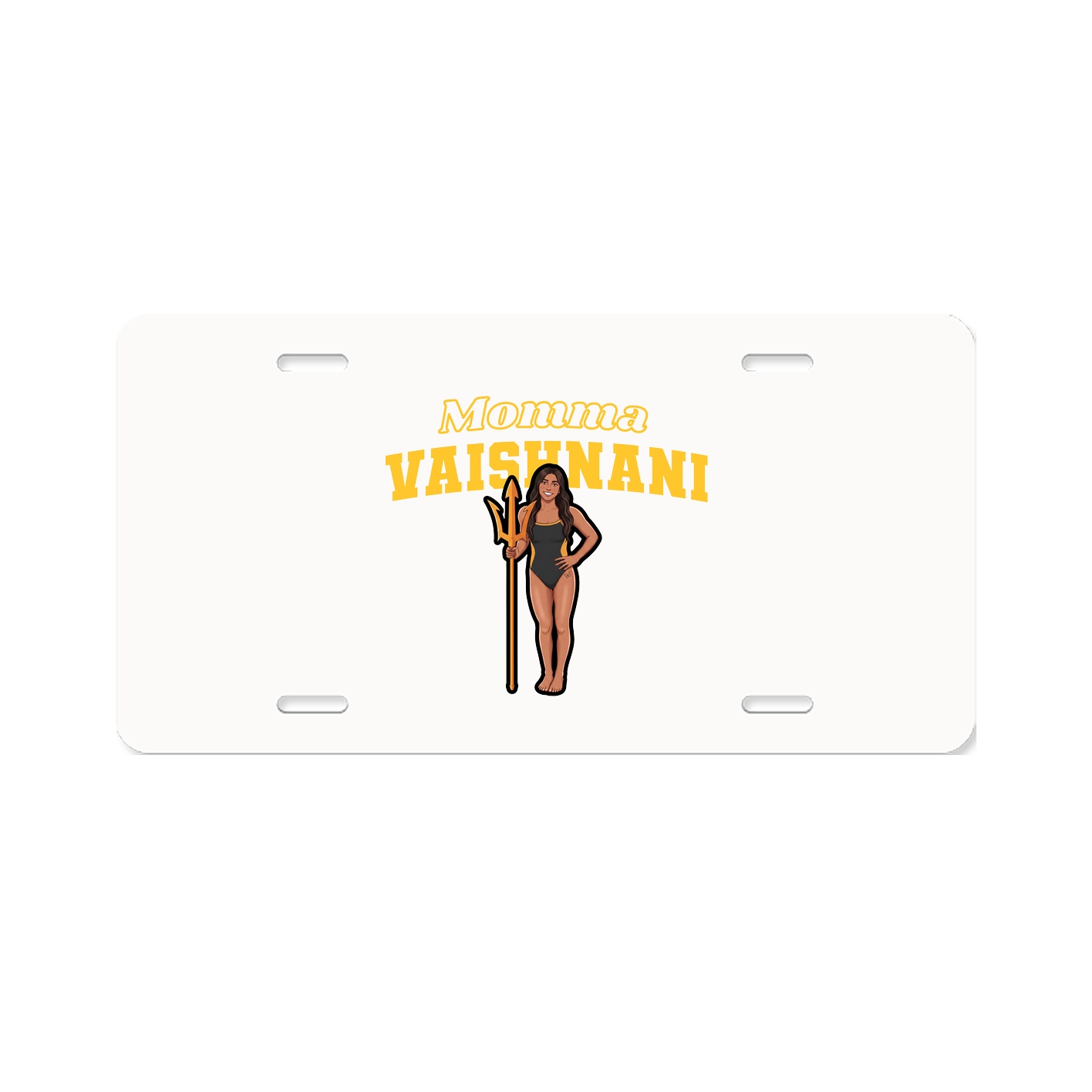 License Plate — Mothers Day Block in Classic