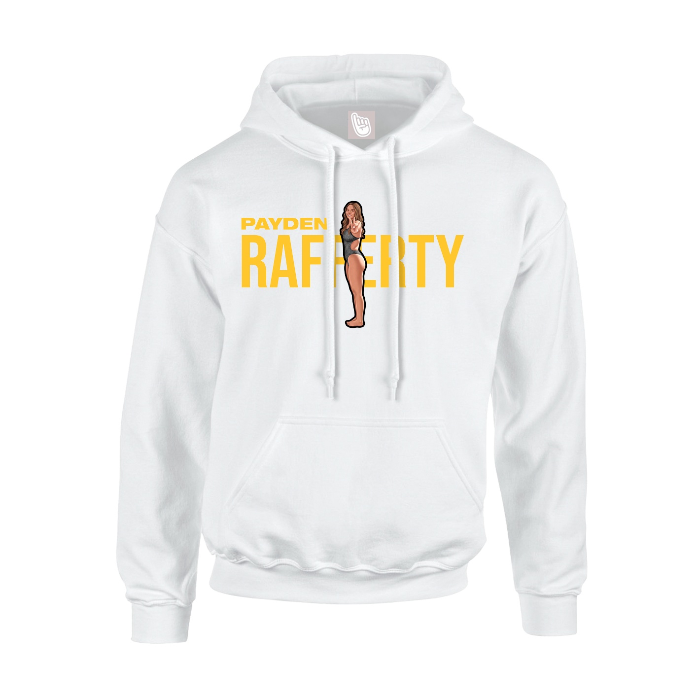 Hoodie — Player Name in White