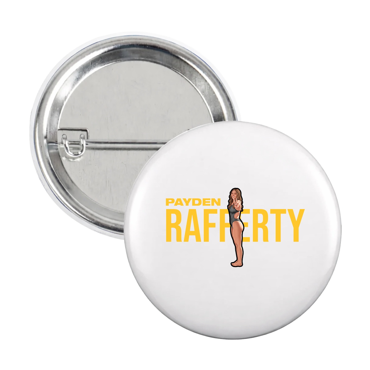 Game Day Button — Player Name in White