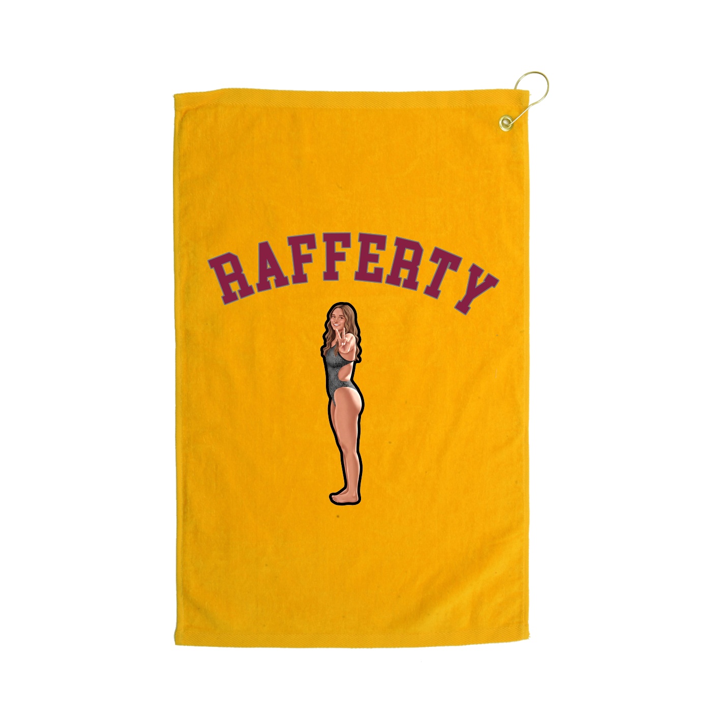 Golf Towel — Shirsey Arch in Gold