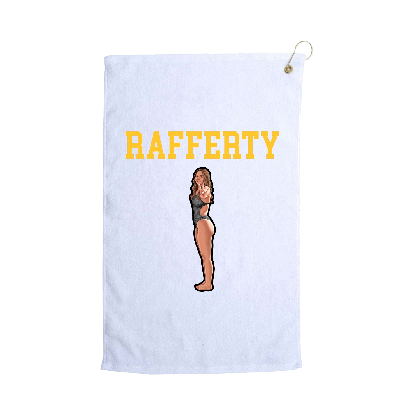 Golf Towel — Shirsey in White