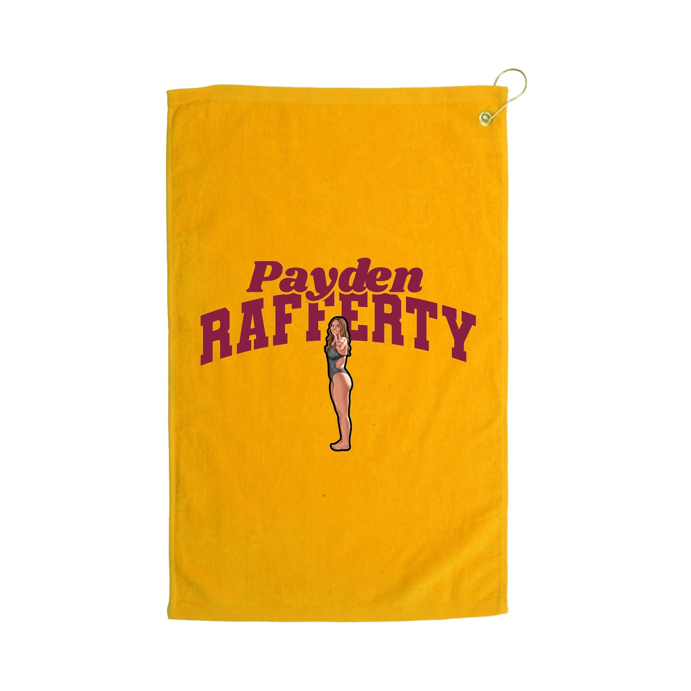 Golf Towel — Signature Arch in Gold