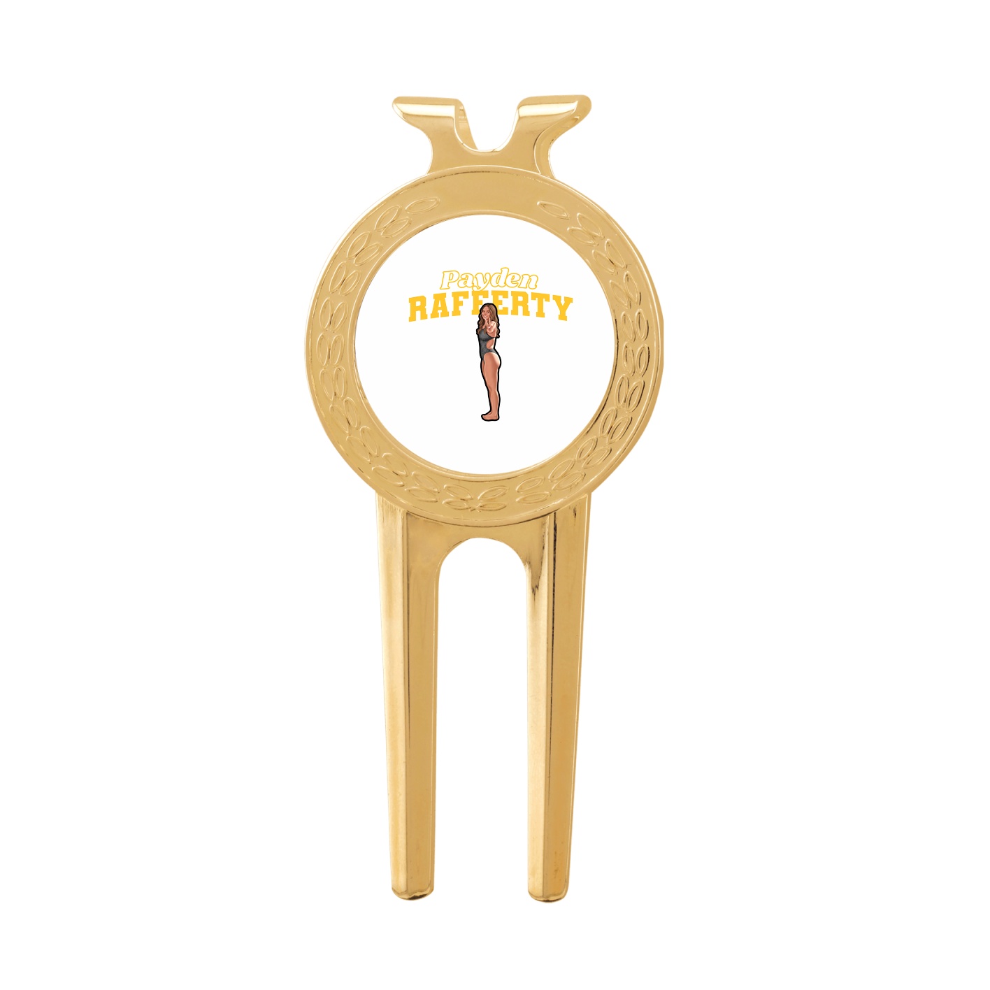 Divot Tool with Ball Marker — Name Arch in Classic