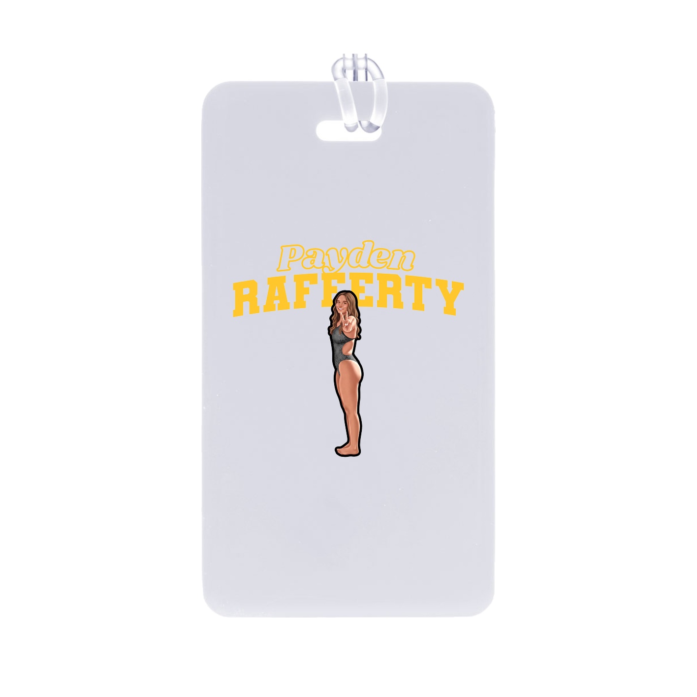 Bag Tag — Name Arch in Classic