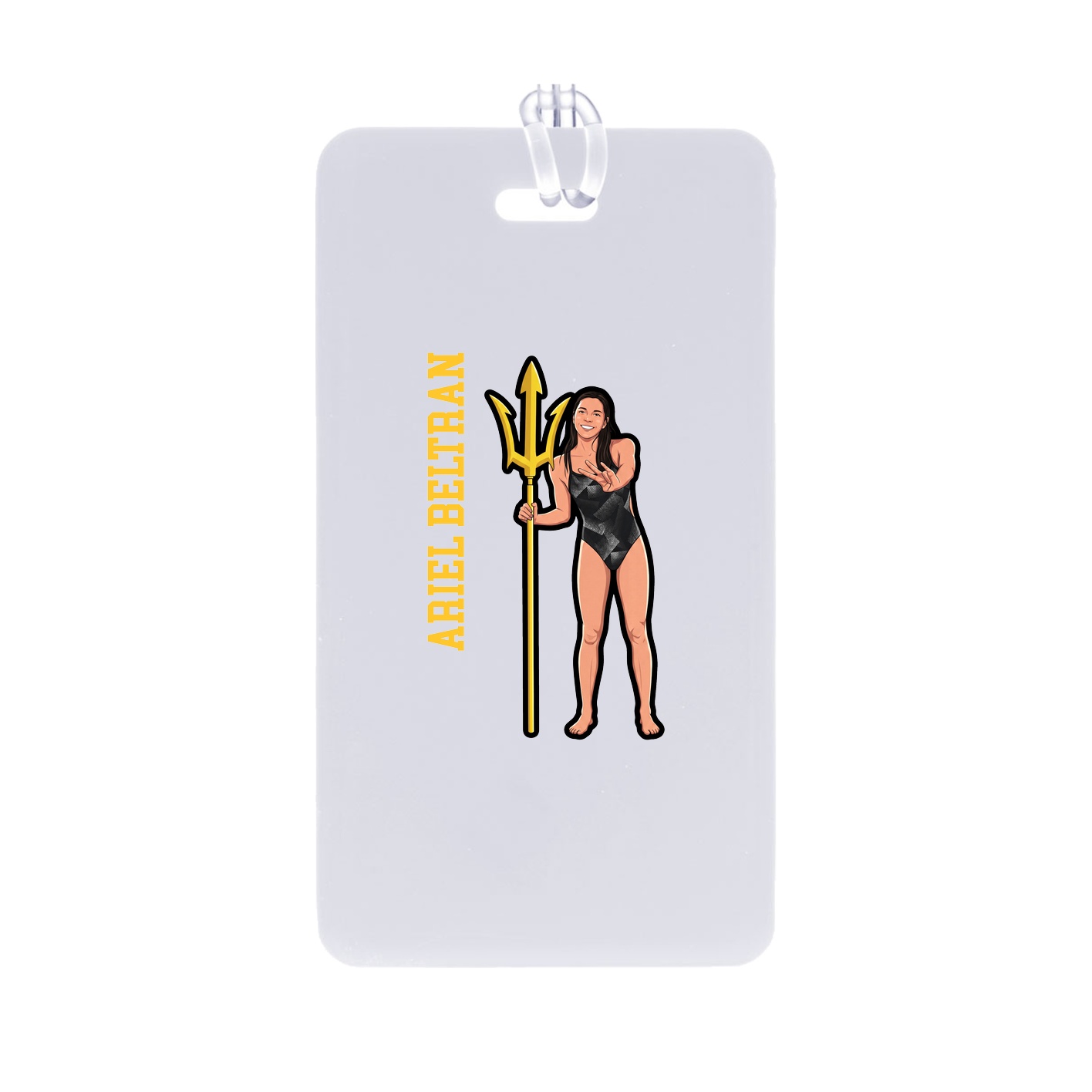 Bag Tag — Name Vertical in Classic