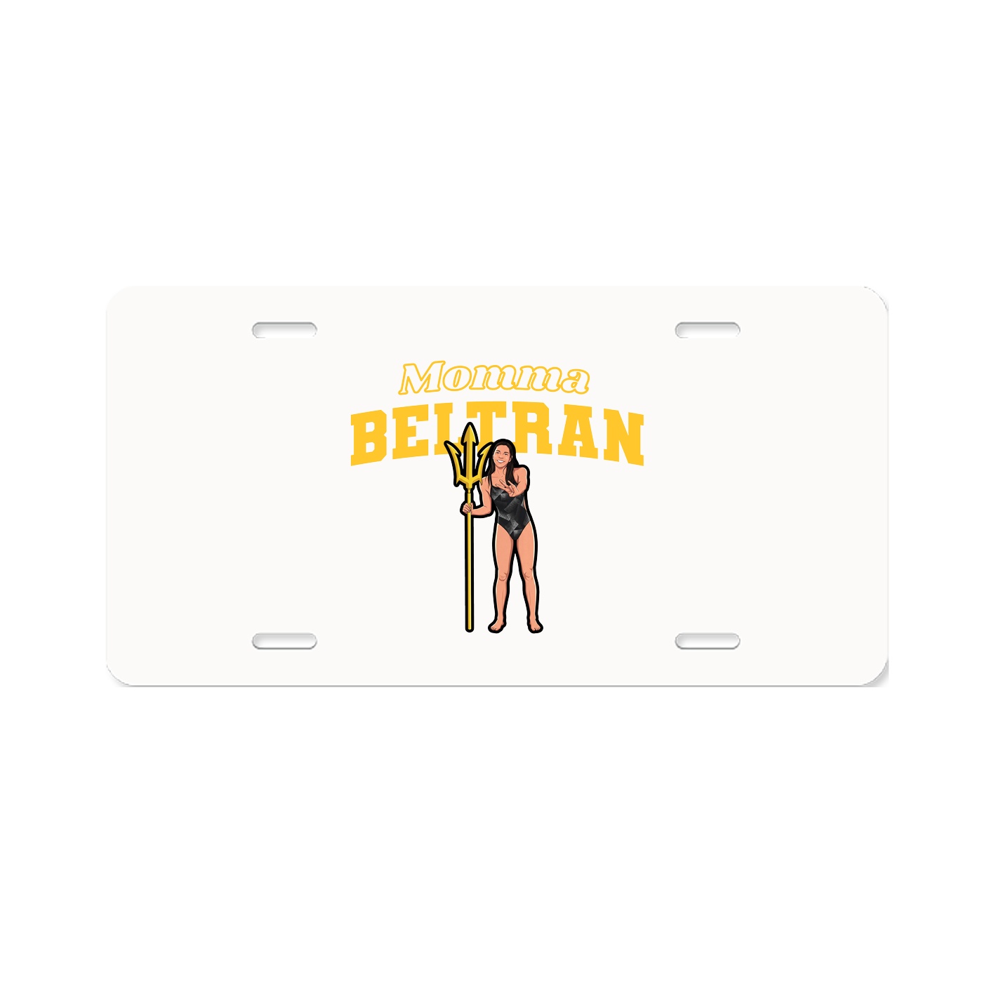 License Plate — Mothers Day Block in Classic