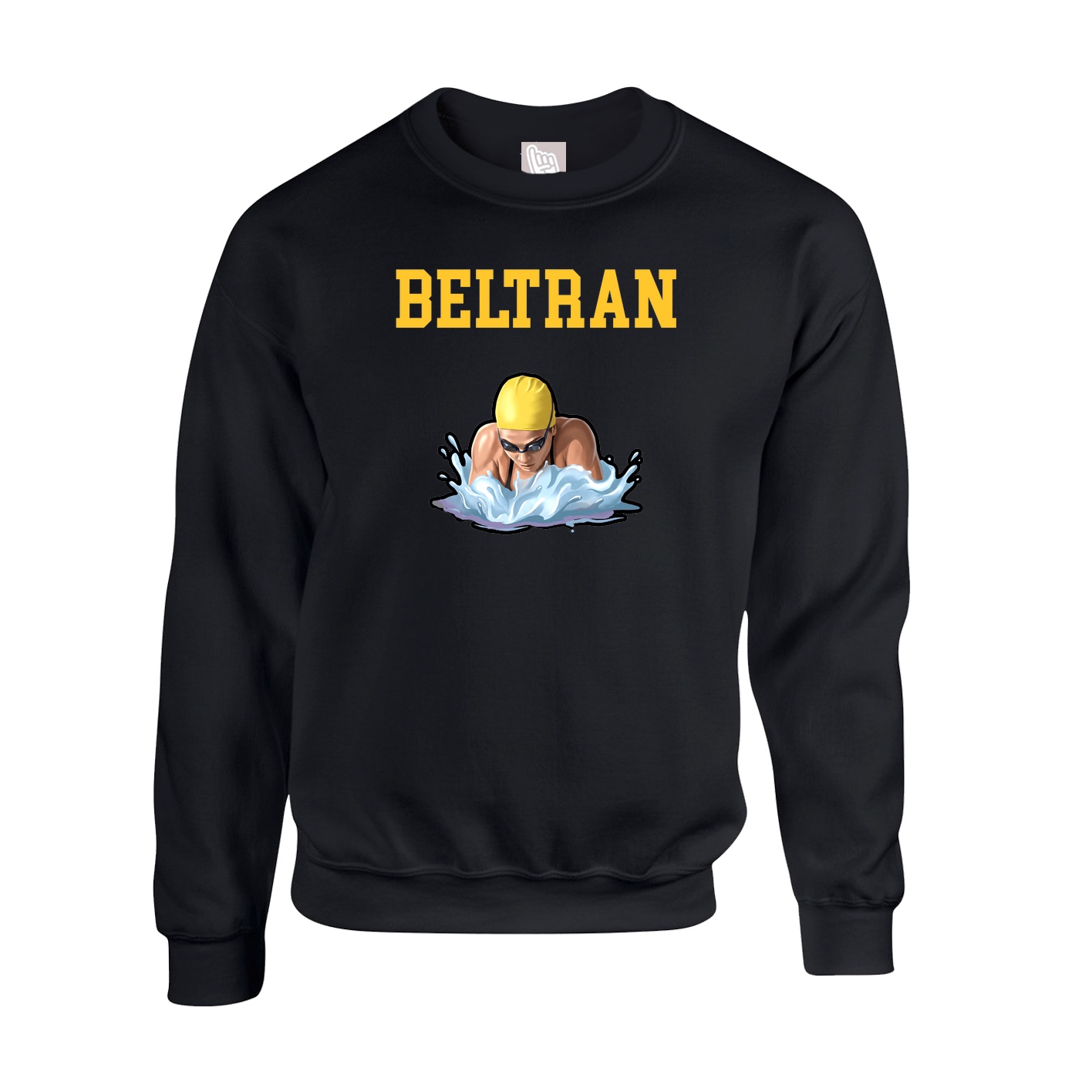 Fleece Crew — Shirsey in Black