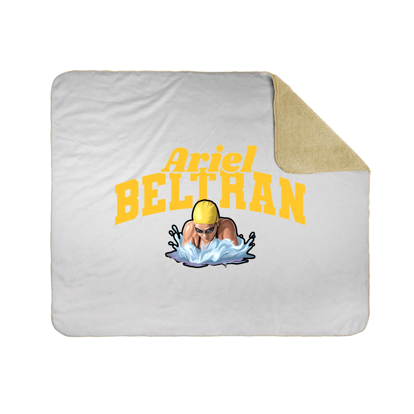 Throw Blanket — Signature Arch in White