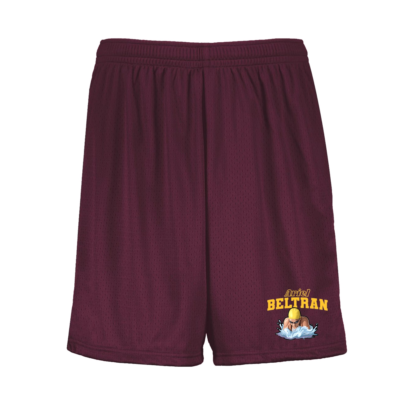 Shorts — Name Arch in Maroon