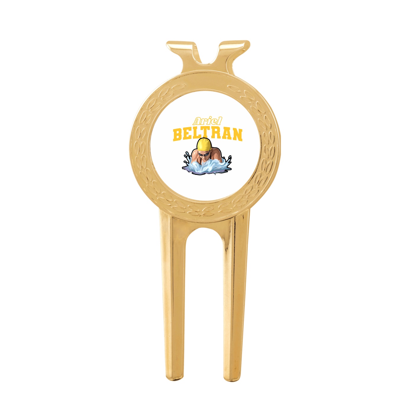 Divot Tool with Ball Marker — Name Arch in Classic