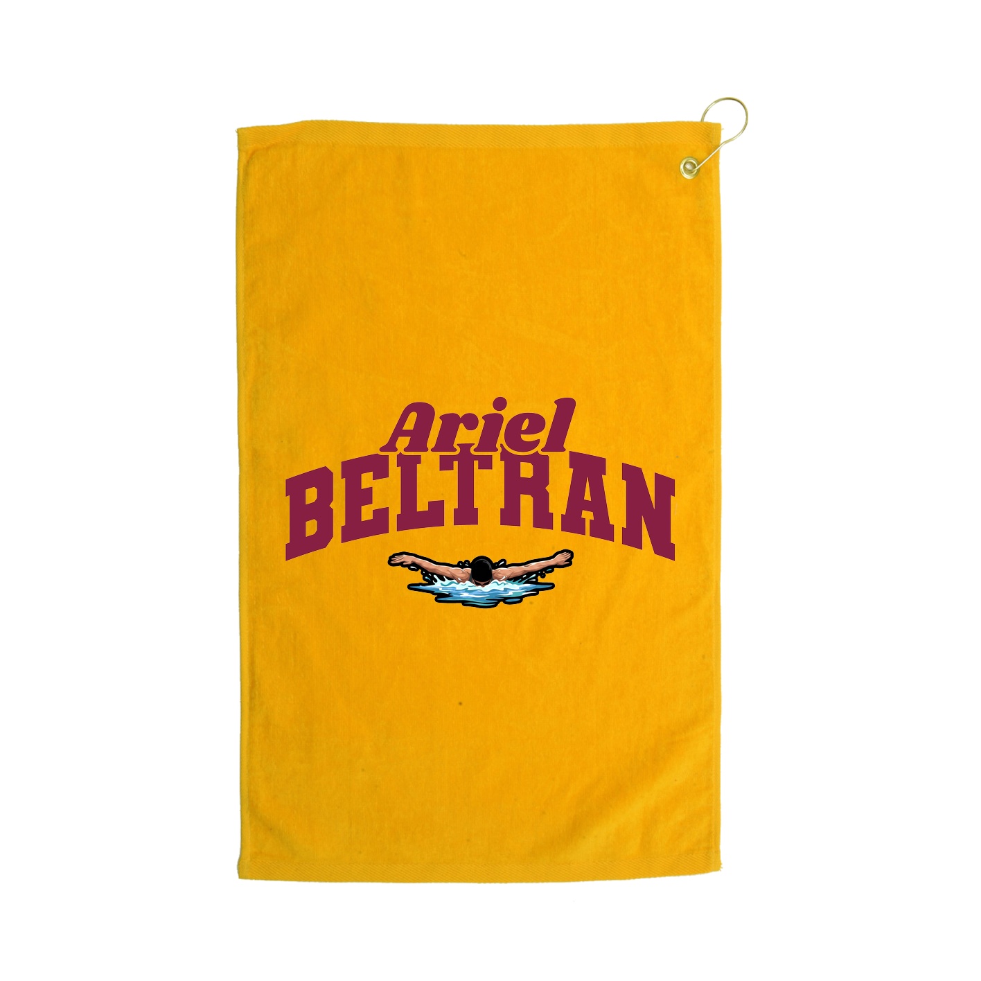 Golf Towel — Signature Arch in Gold
