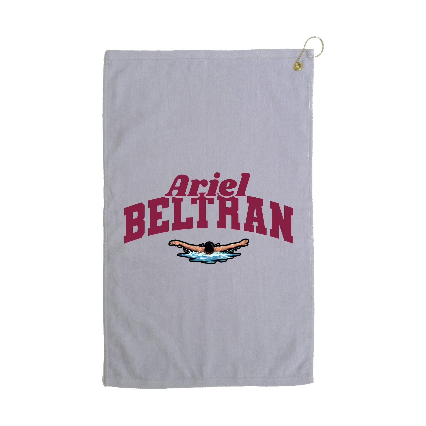 Golf Towel — Signature Arch in Grey