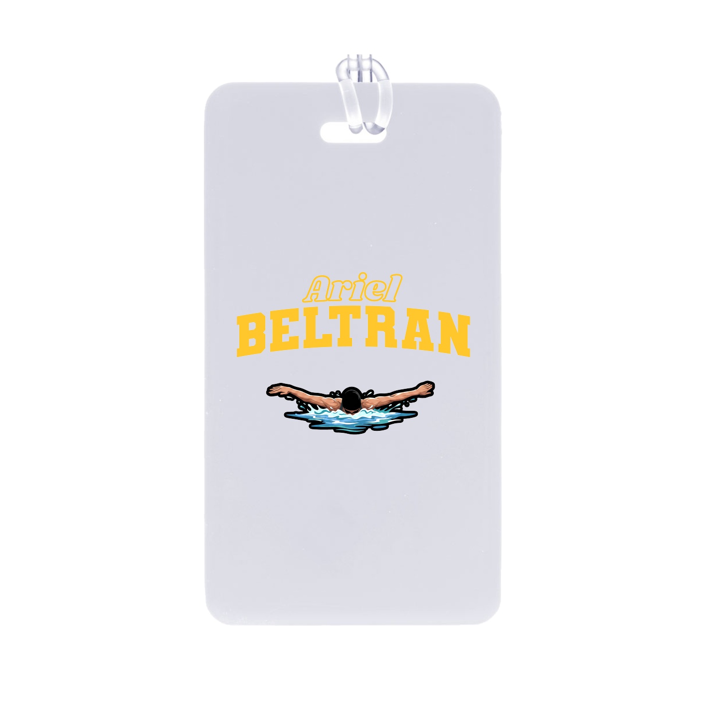 Bag Tag — Name Arch in Classic
