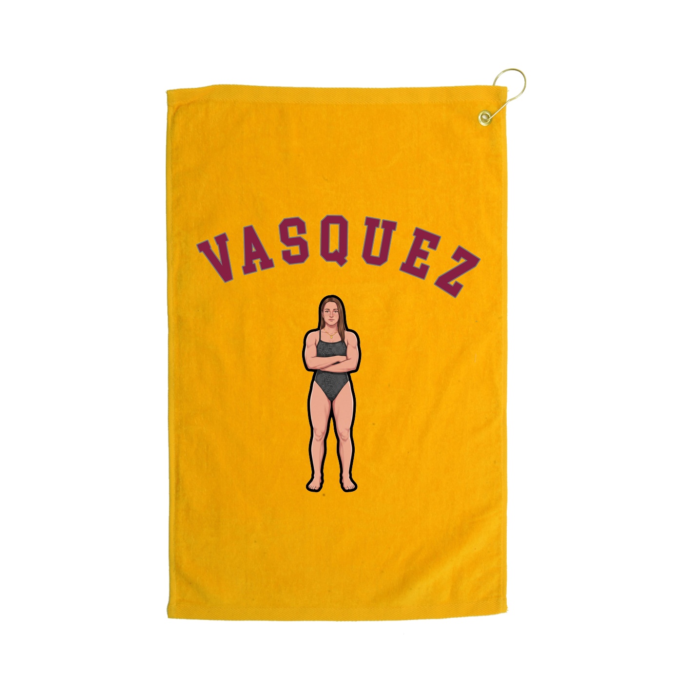 Golf Towel — Shirsey Arch in Gold