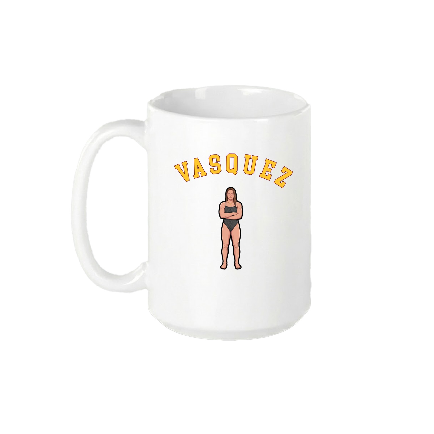 15oz Coffee Mug — Shirsey Arch in White