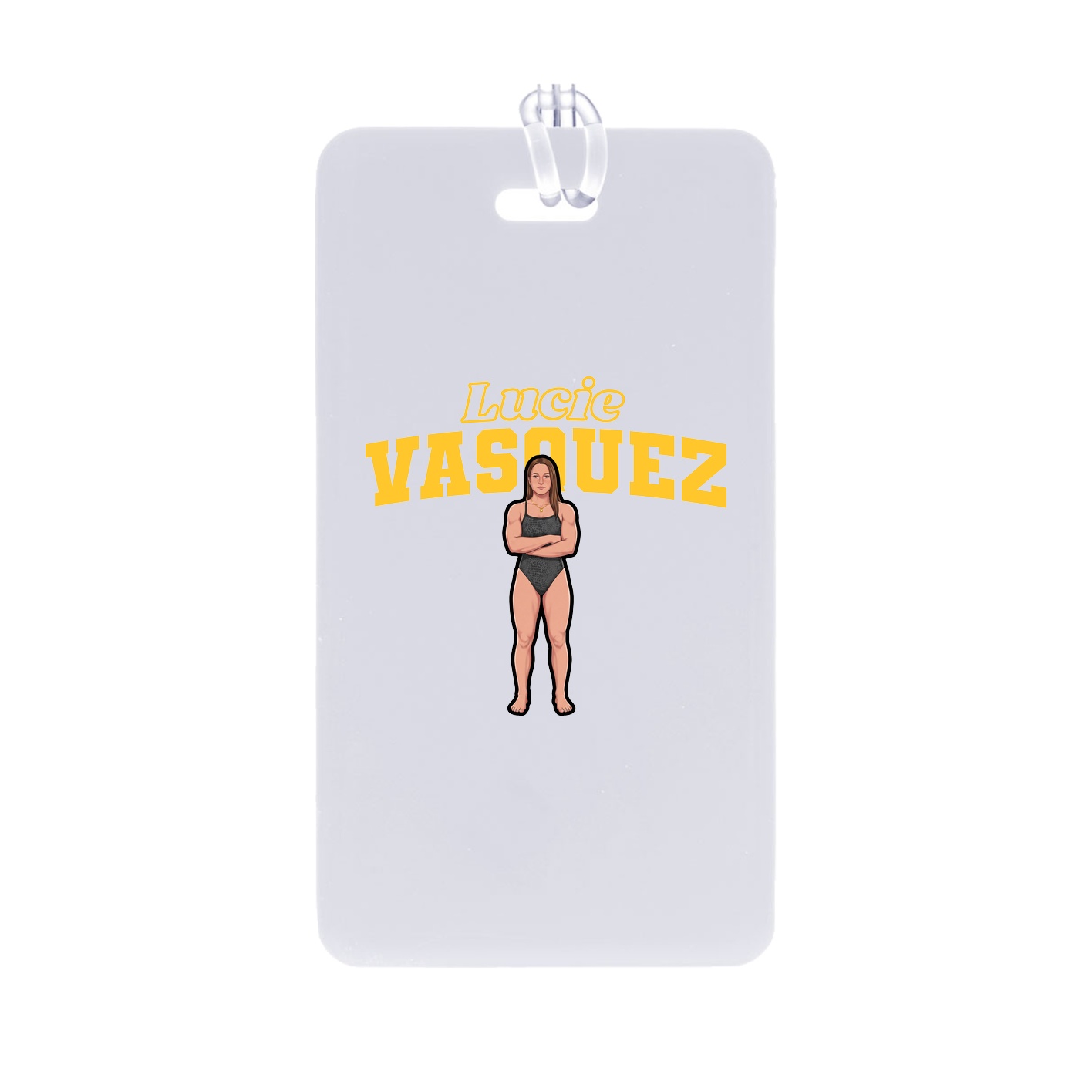 Bag Tag — Name Arch in Classic