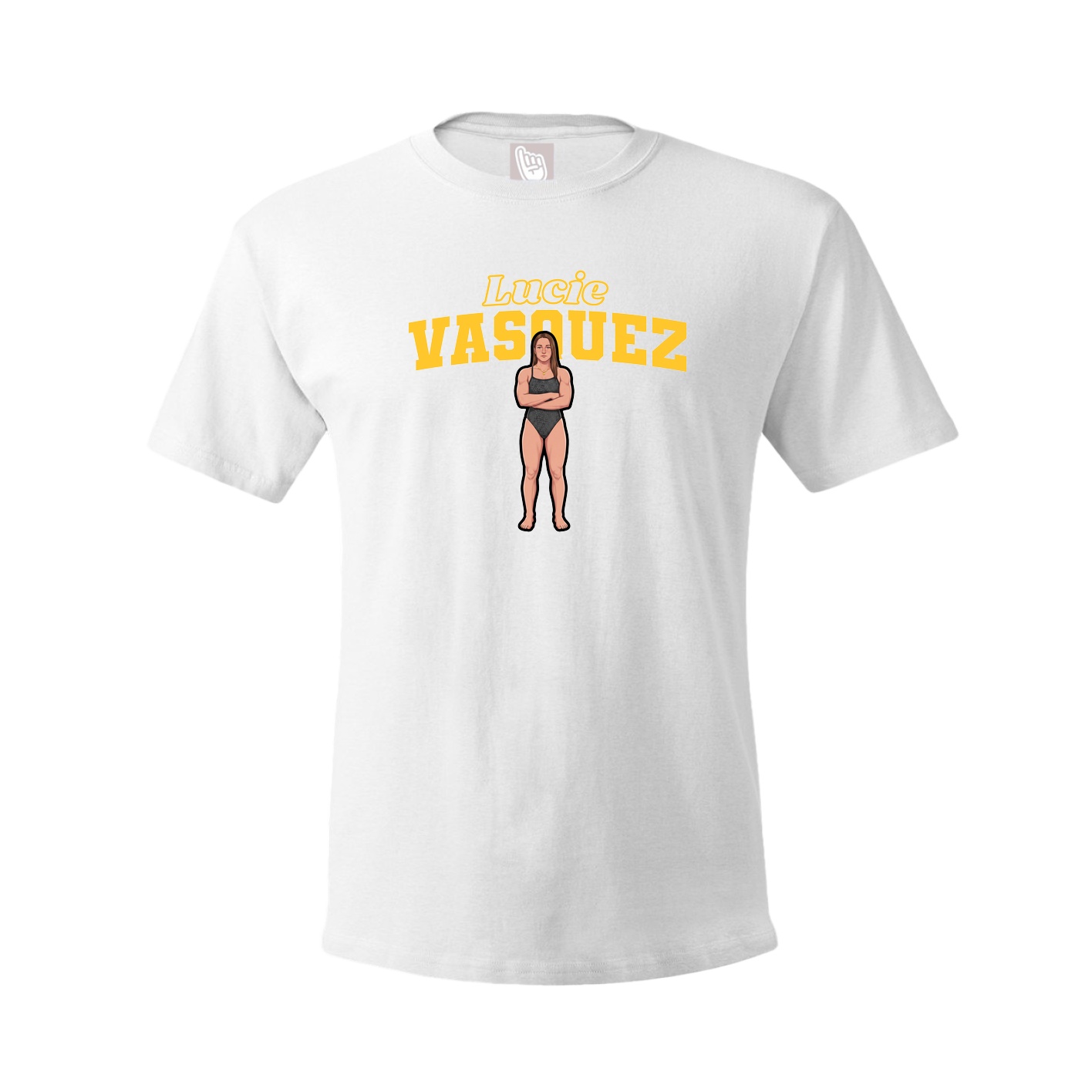 Tee — Name Arch in White