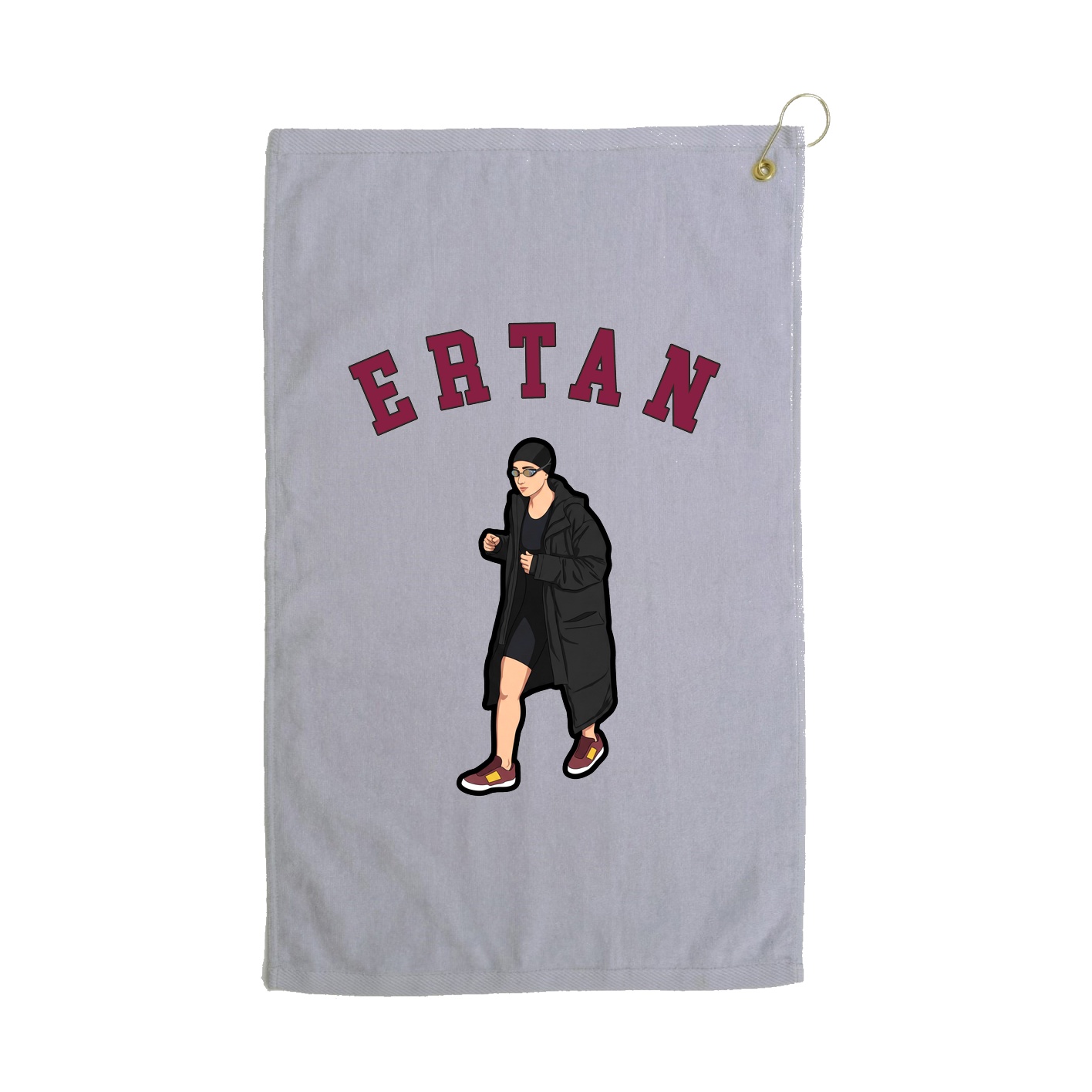 Golf Towel — Shirsey Arch in Grey