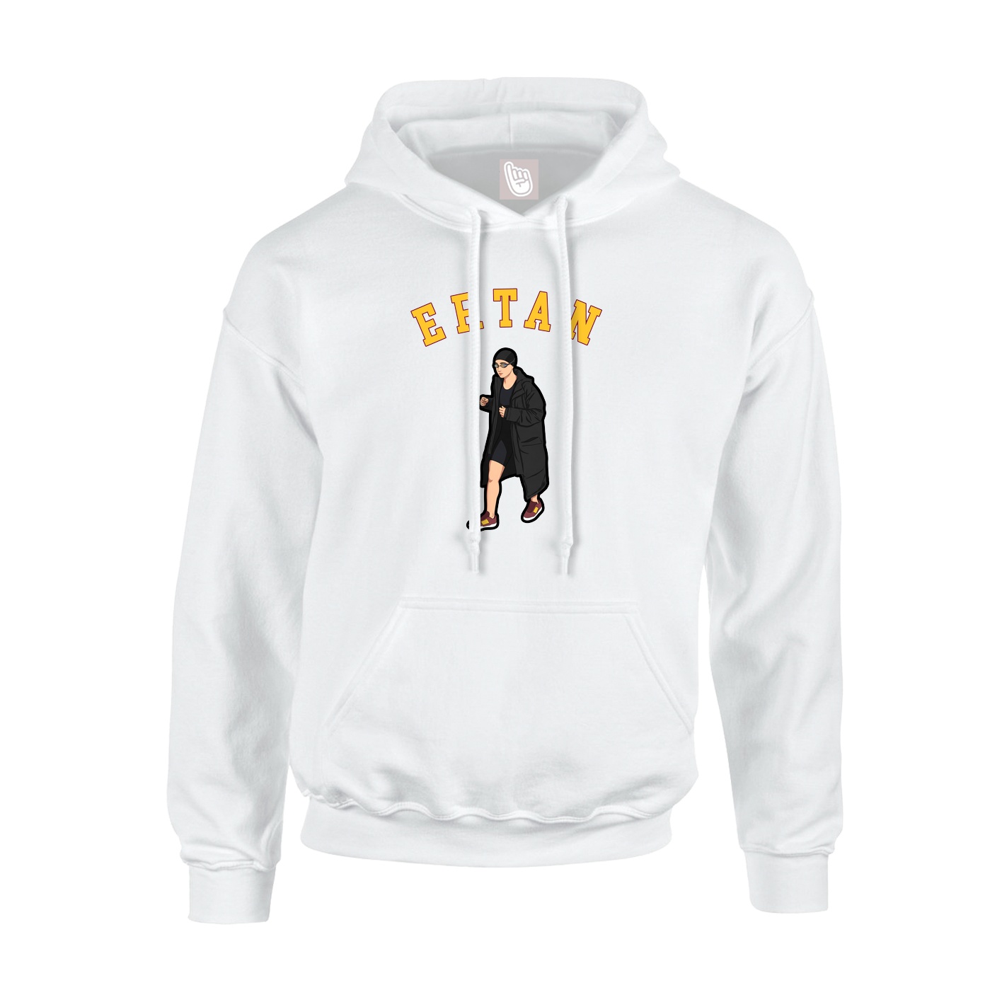 Hoodie — Shirsey Arch in White
