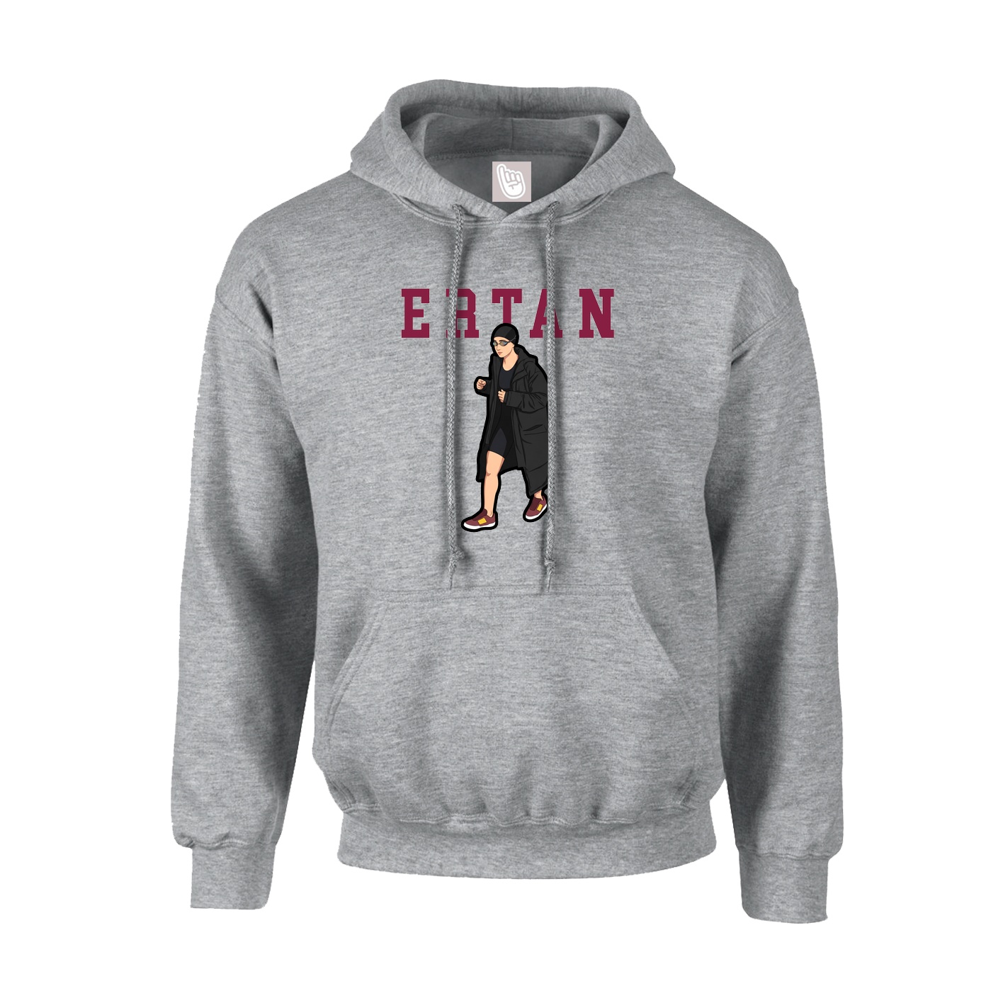 Hoodie — Shirsey in Grey