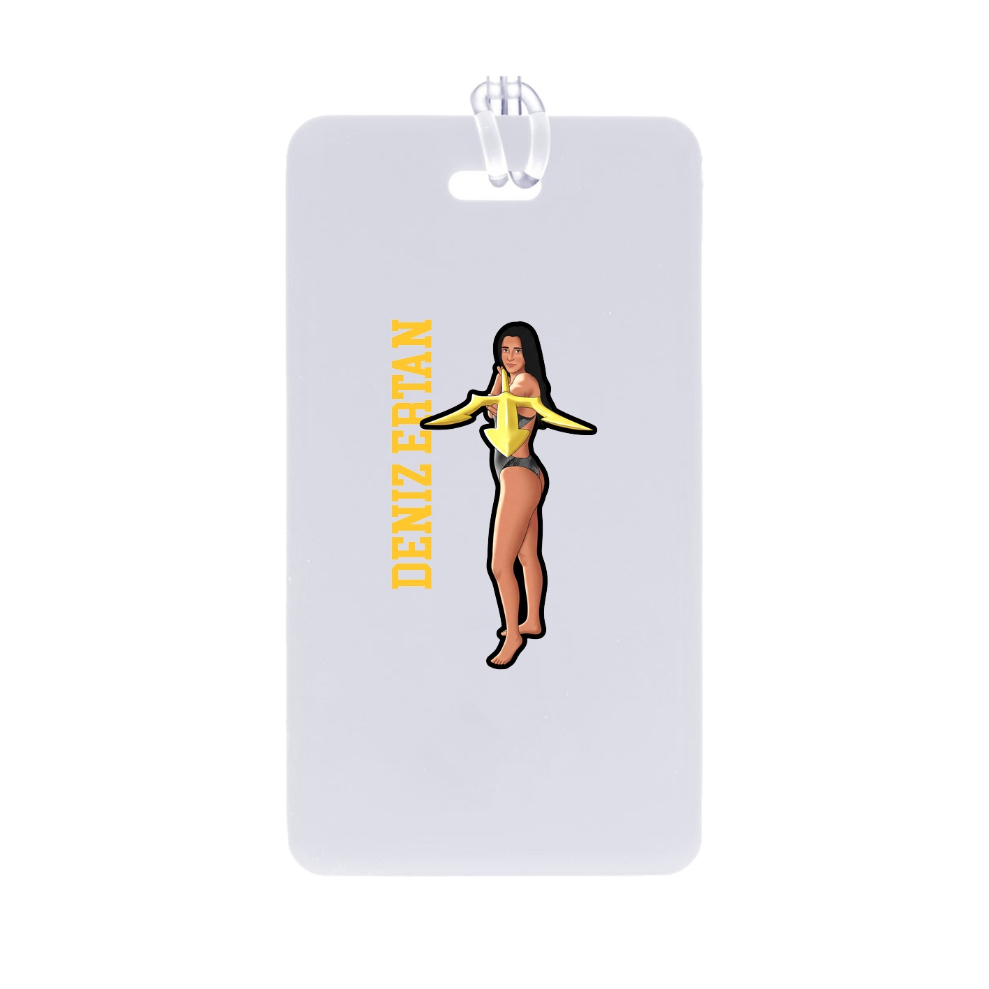 Bag Tag — Name Vertical in Classic