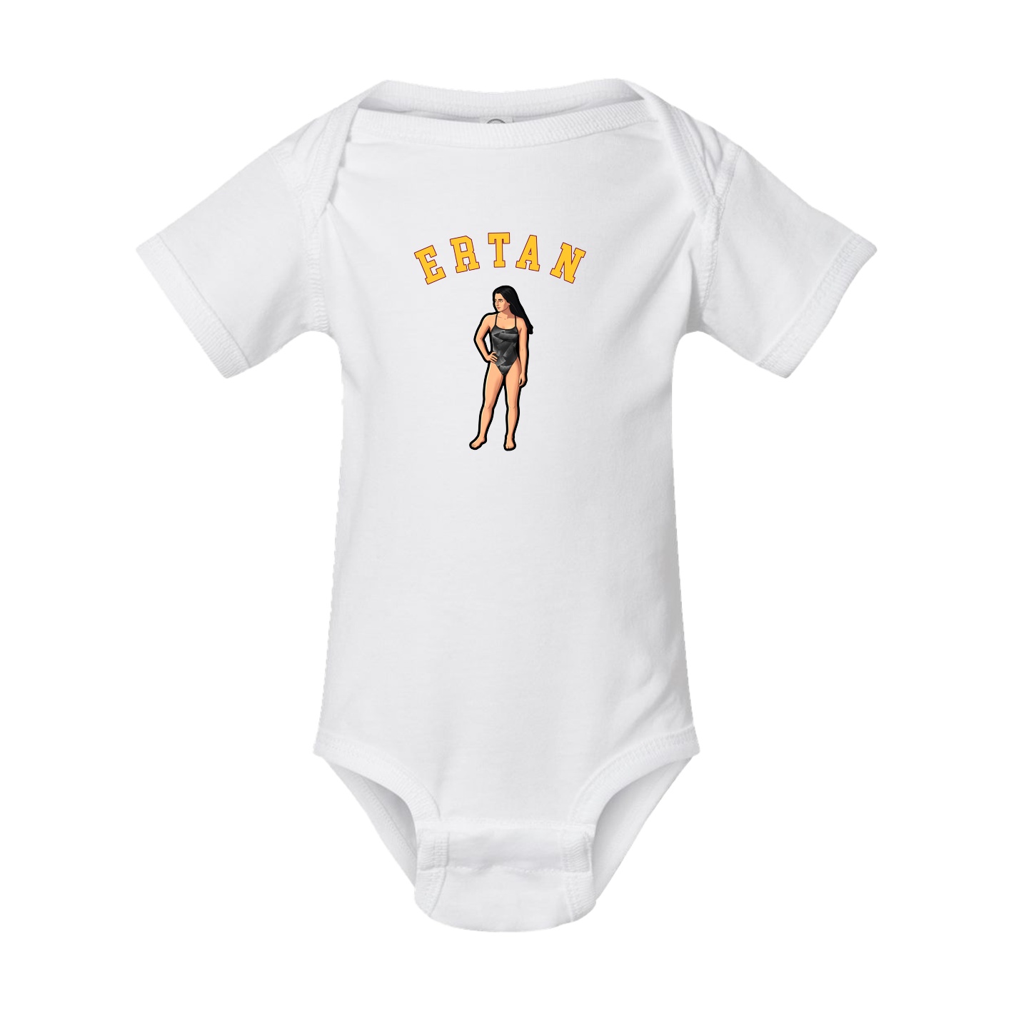 Baby Onesie — Shirsey Arch in White