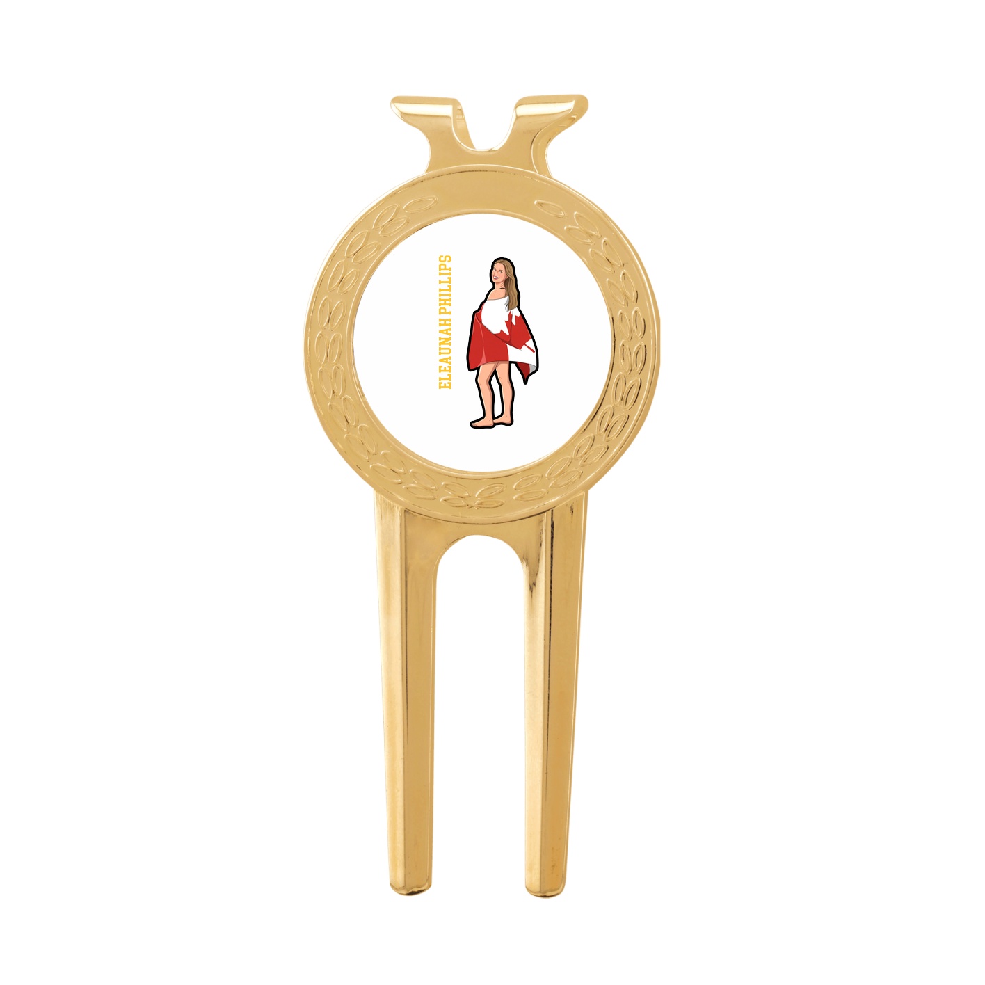 Divot Tool with Ball Marker — Name Vertical in Classic