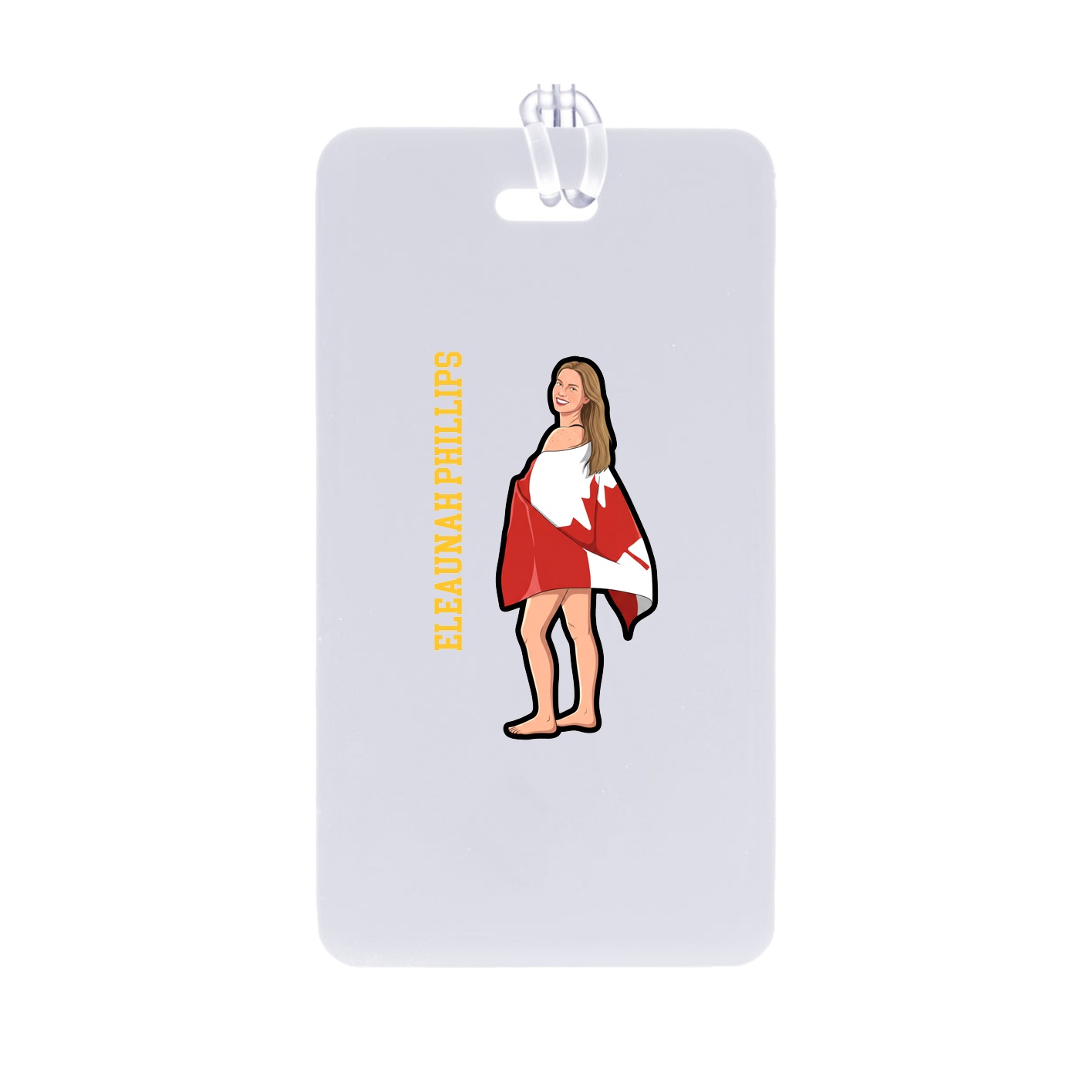 Bag Tag — Name Vertical in Classic