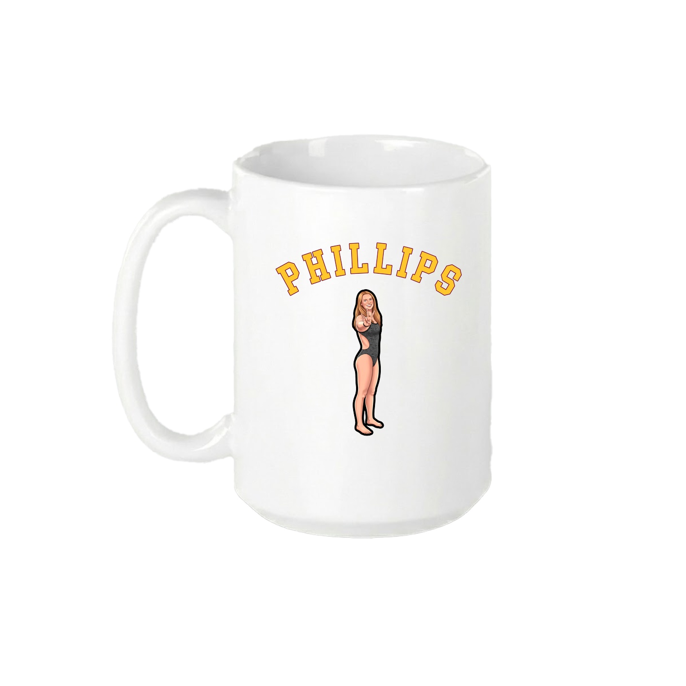 15oz Coffee Mug — Shirsey Arch in White