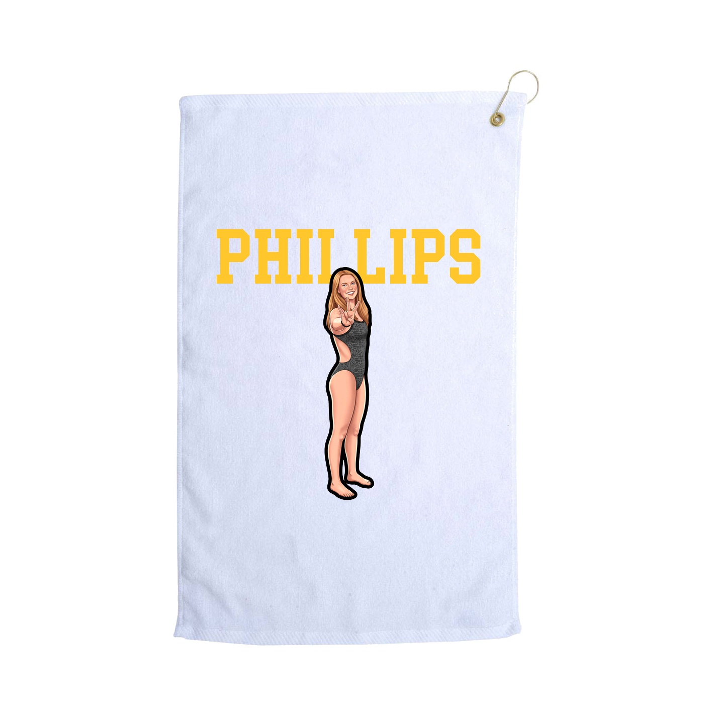 Golf Towel — Shirsey in White