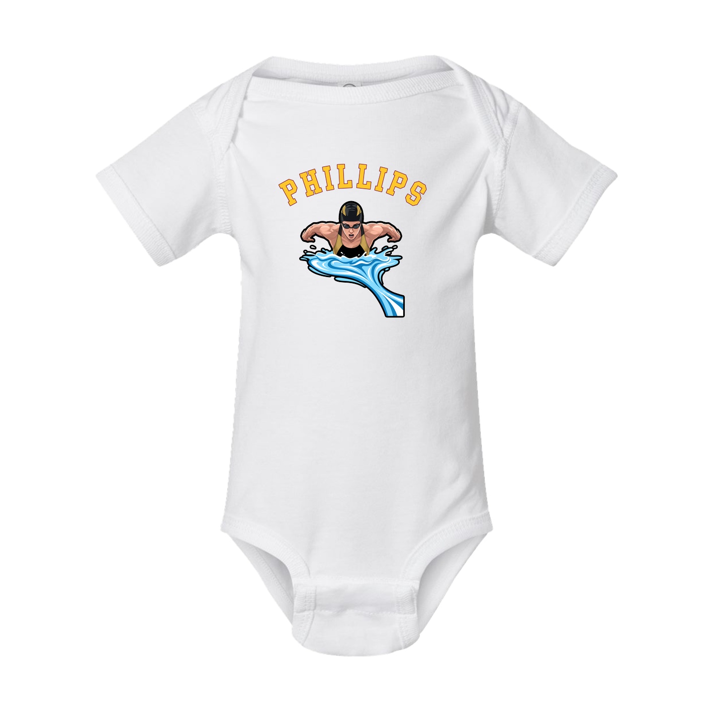 Baby Onesie — Shirsey Arch in White