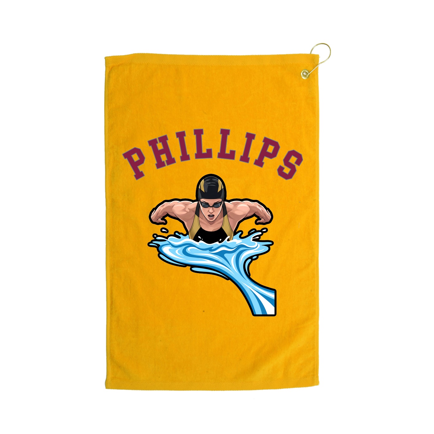 Golf Towel — Shirsey Arch in Gold
