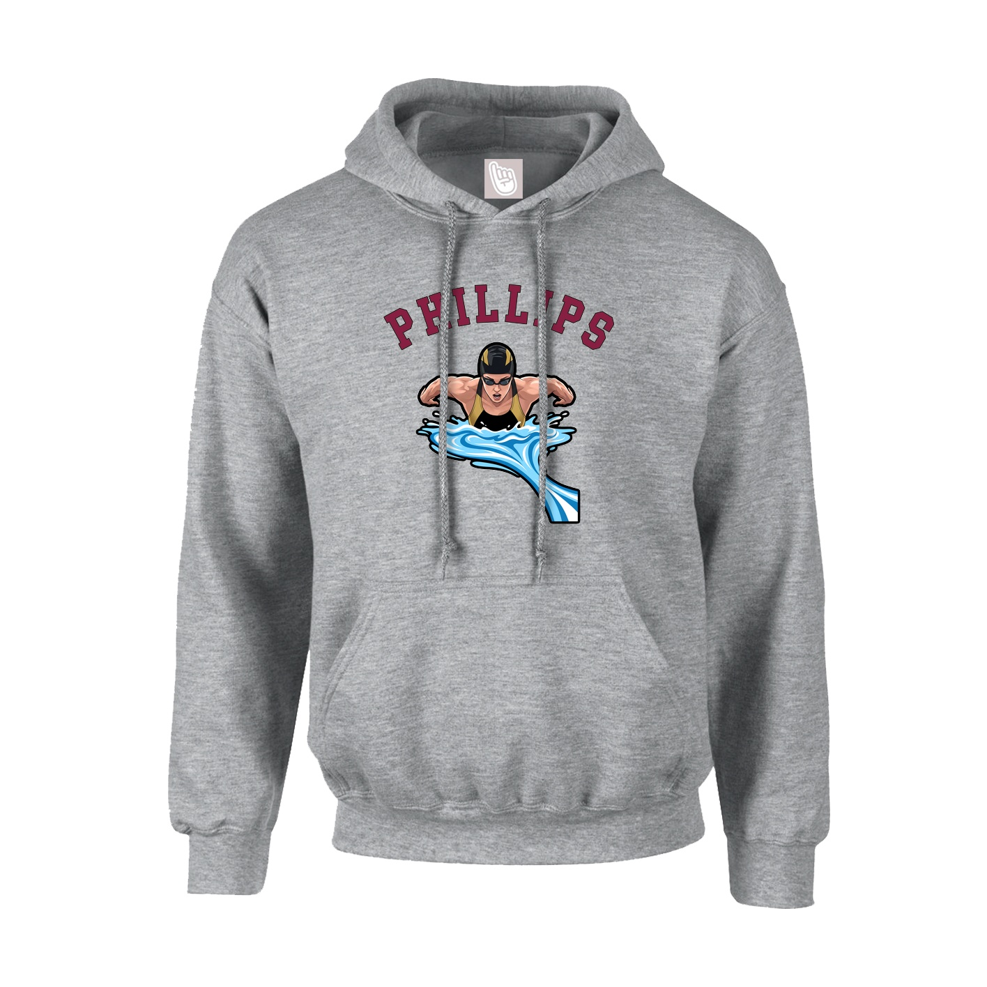 Youth Hoodie — Shirsey Arch in Grey