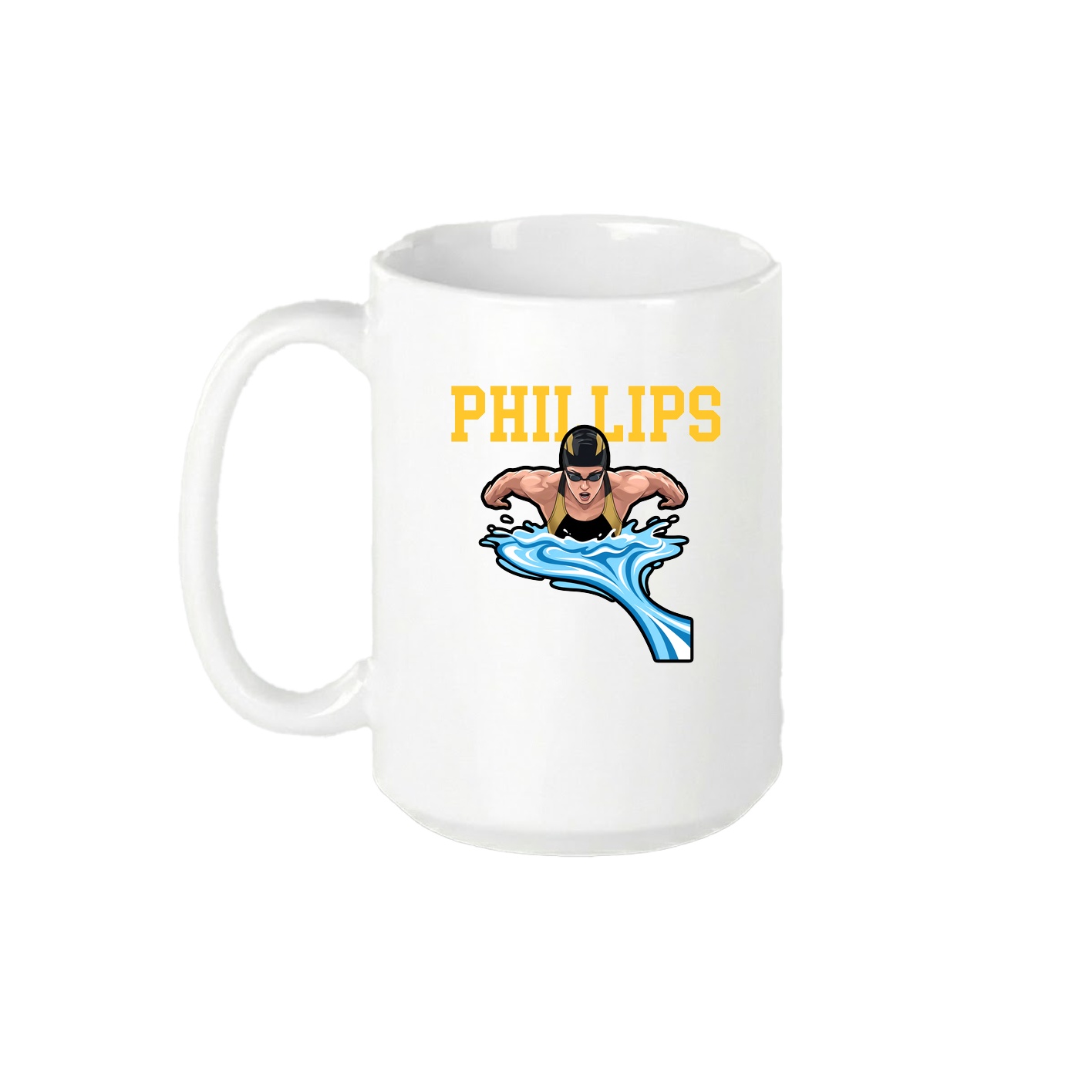 15oz Coffee Mug — Shirsey in White