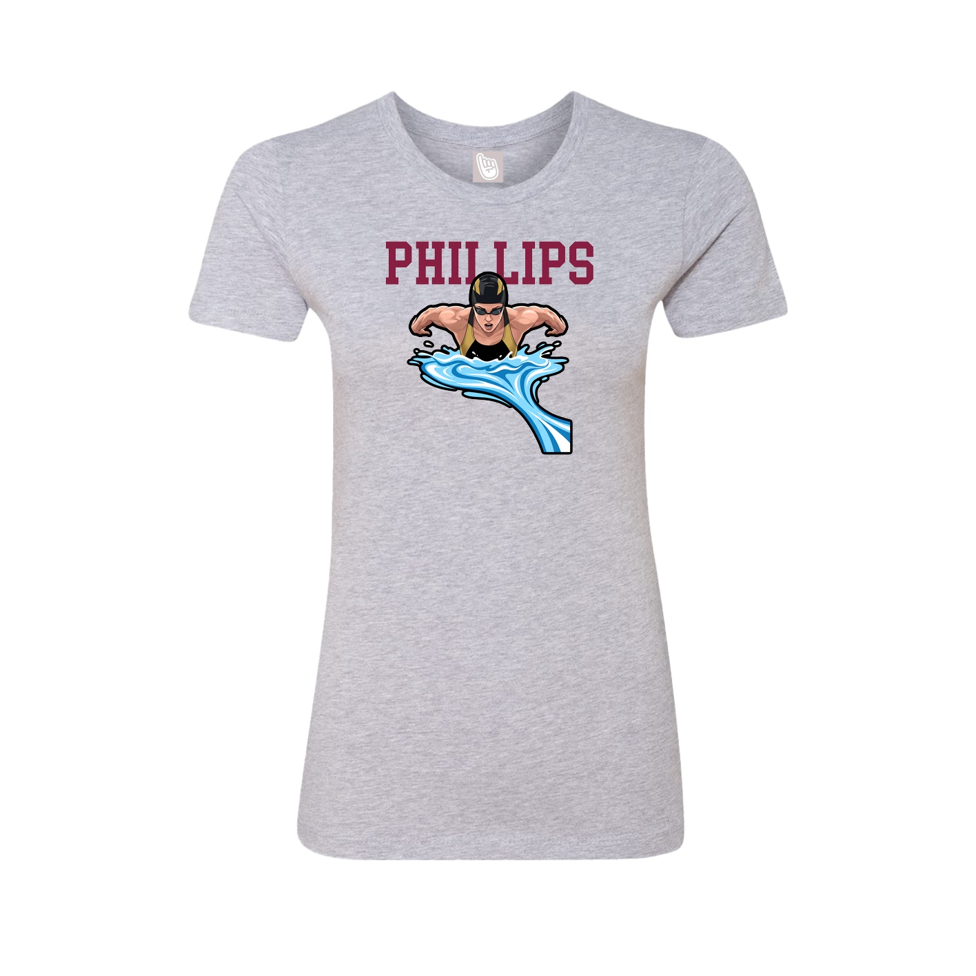 Fitted Women's Tee — Shirsey in Grey