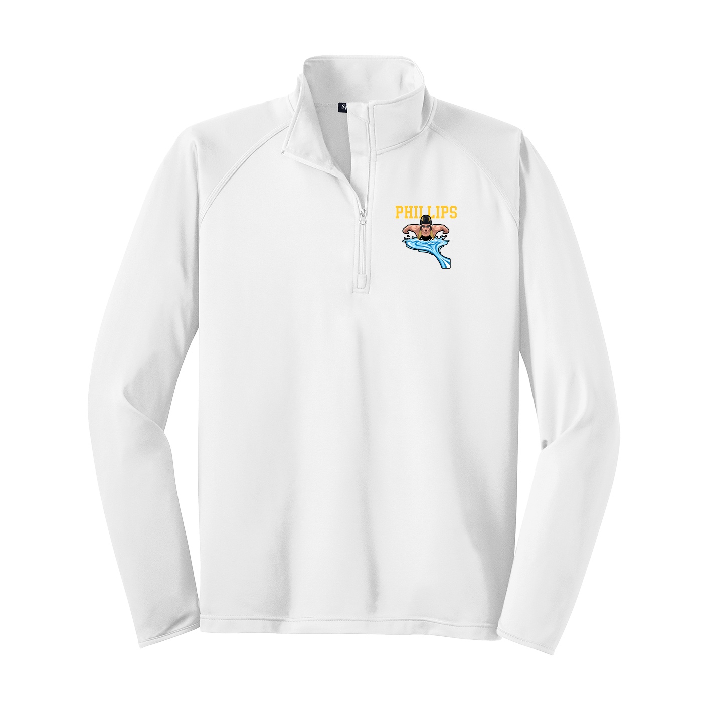 Q-Zip Pullover — Shirsey in White