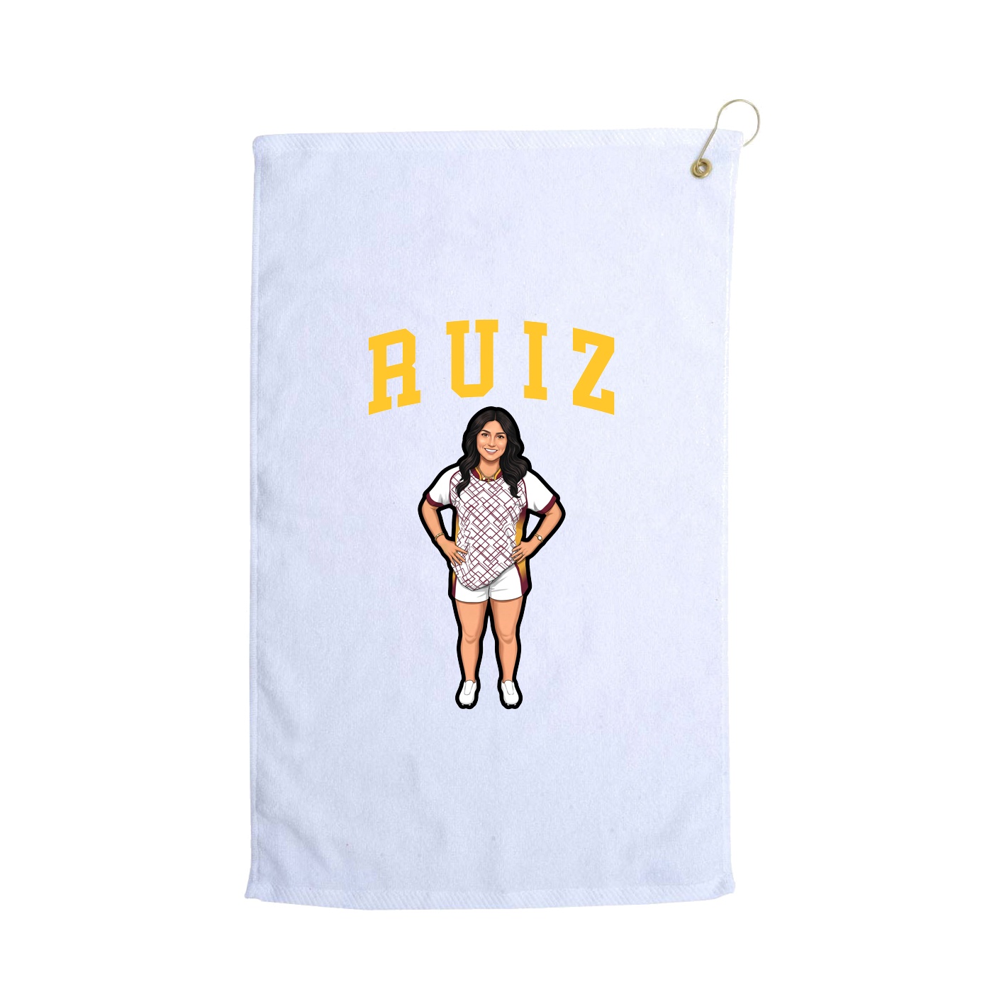 Golf Towel — Shirsey in White