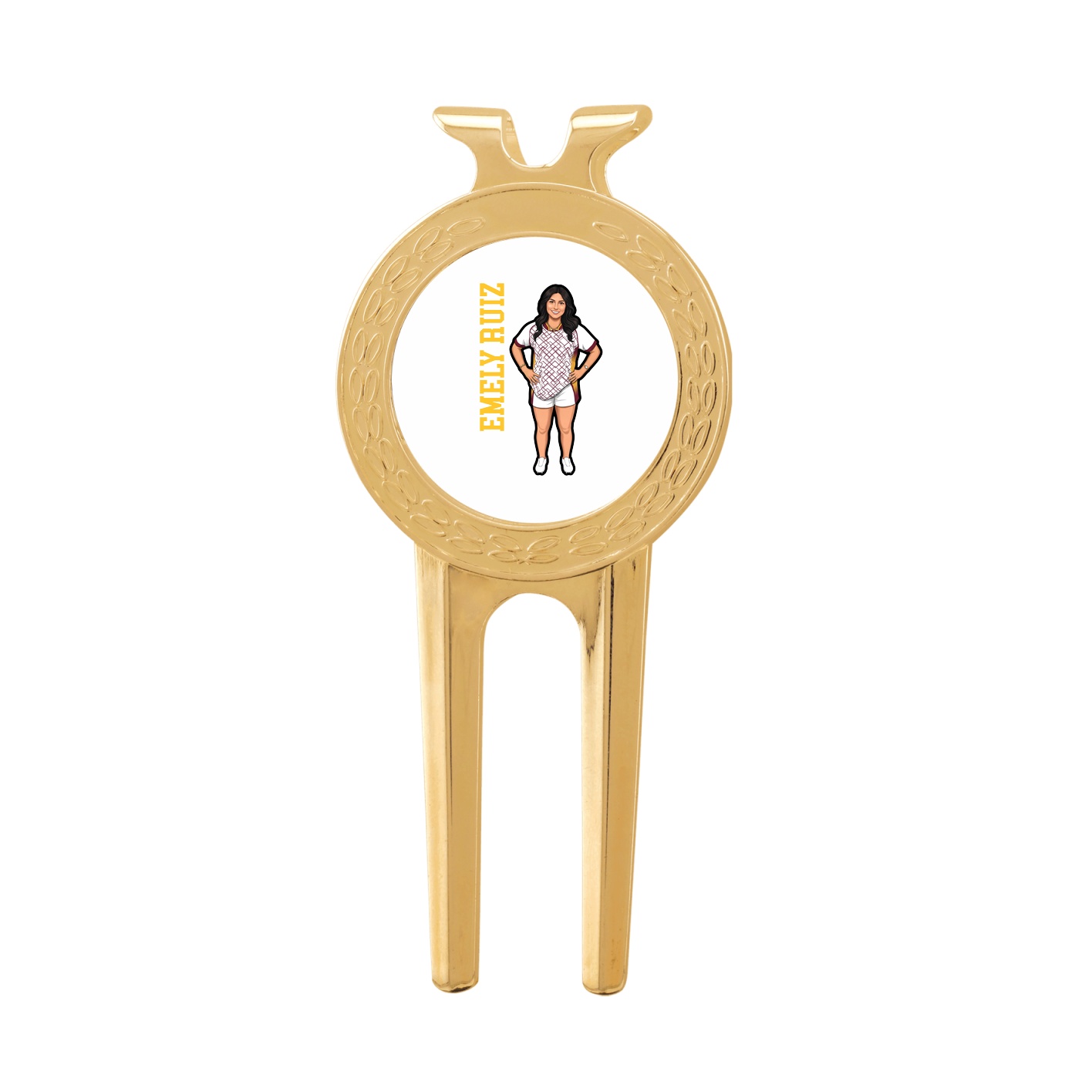 Divot Tool with Ball Marker — Name Vertical in Classic