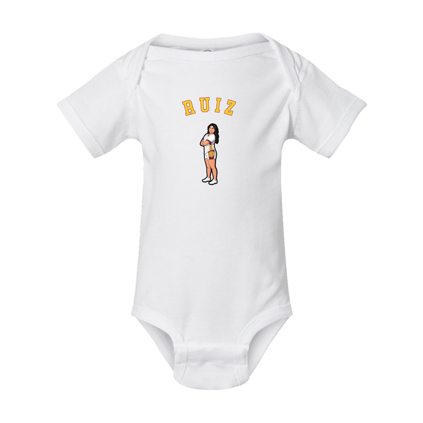 Baby Onesie — Shirsey Arch in White