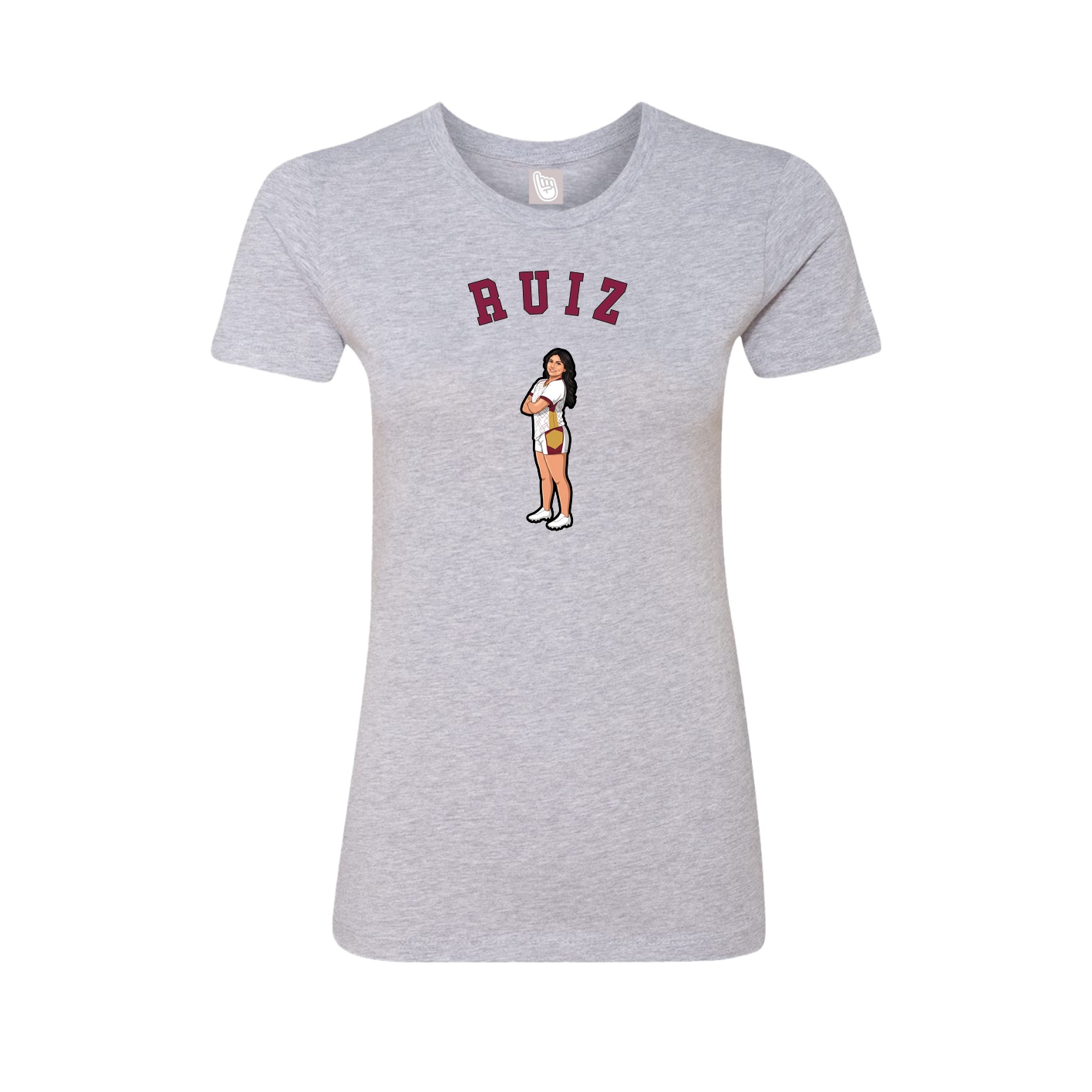 Womens Tee — Shirsey Arch in Grey