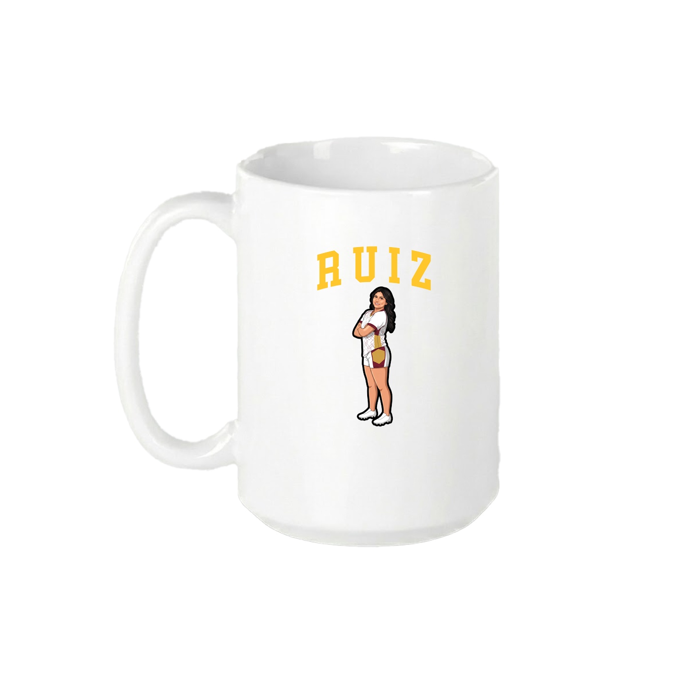 15oz Coffee Mug — Shirsey in White