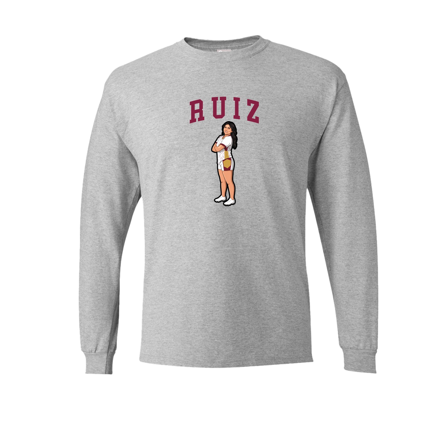 Long Sleeve Tee — Shirsey in Grey