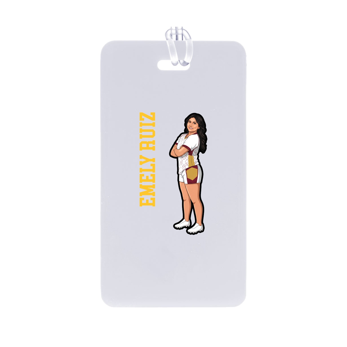 Bag Tag — Name Vertical in Classic