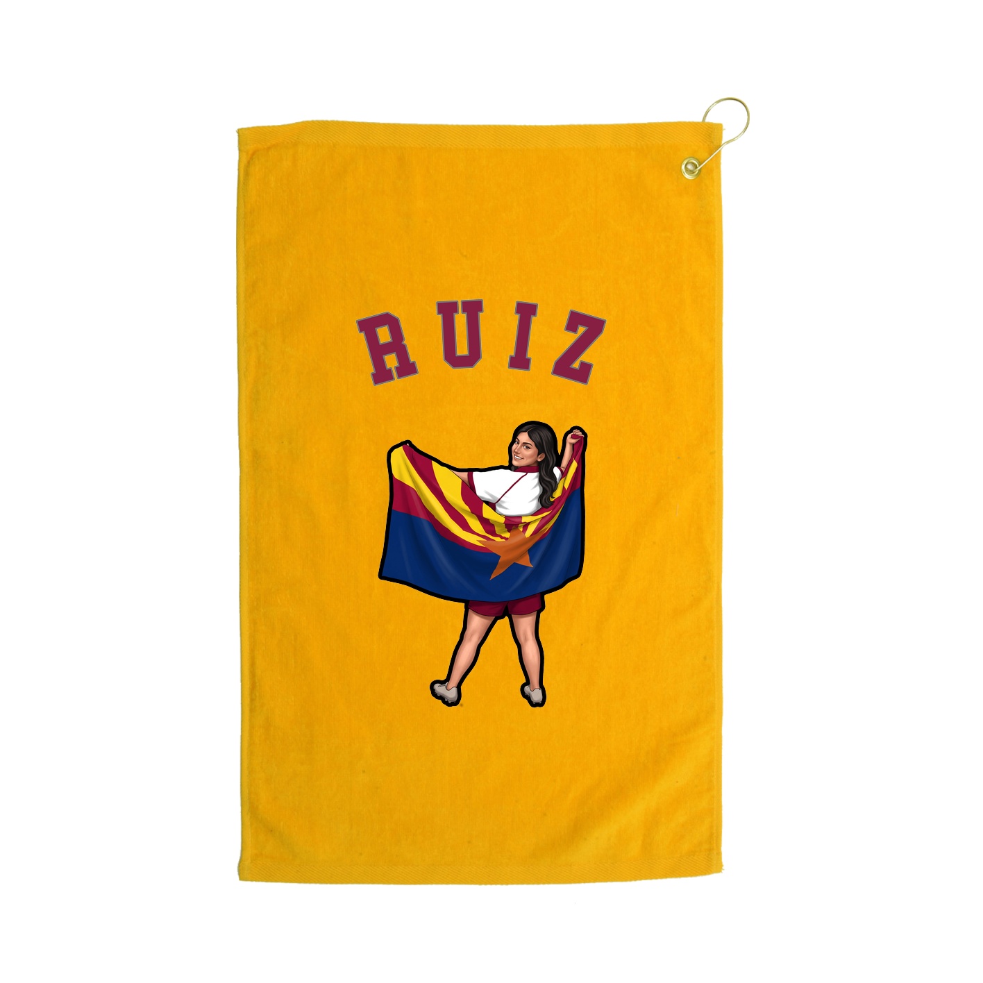Golf Towel — Shirsey Arch in Gold