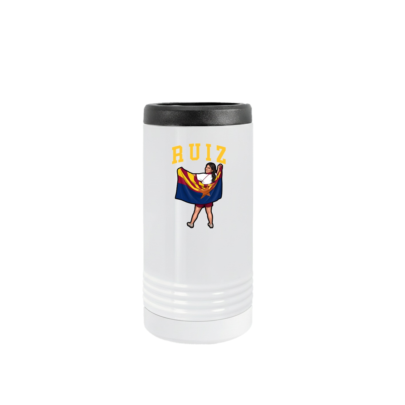 Slim Beverage Holder — Shirsey in White
