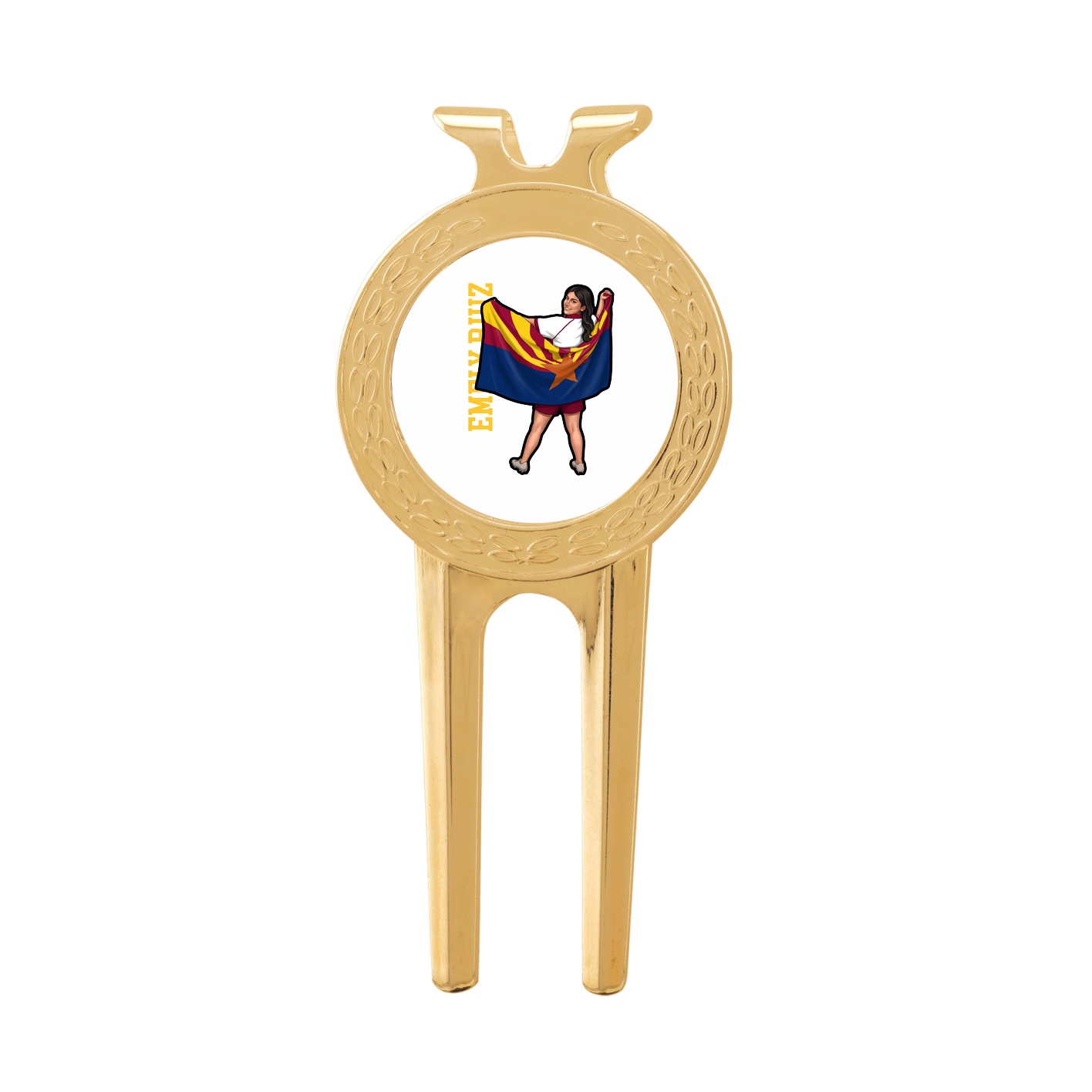 Divot Tool with Ball Marker — Name Vertical in Classic