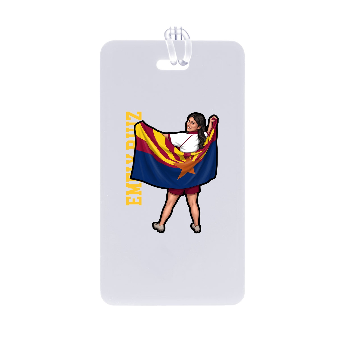 Bag Tag — Name Vertical in Classic